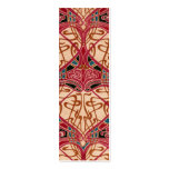 Vintage Red Design Bookmark Business Card Template