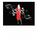 Vintage Red dress t-shirts by myhome71 Vintage Red dress t-shirts