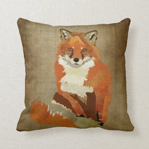 fox pillow pet