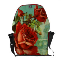 Vintage Red Roses Commuter Bags