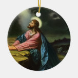Vintage Religion, Jesus Christ Praying, Gethsemane Christmas Tree Ornament