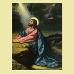 Vintage Religion, Jesus Christ Praying, Gethsemane postcards