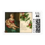 Vintage Religious Christmas Blessings Postage