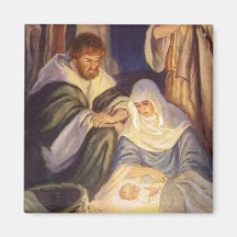 Vintage Religious Christmas, Nativity Magi Wisemen Refrigerator Magnet