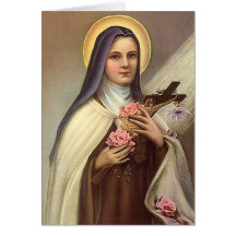 Vintage Religious Easter, Nun Cross Christ Roses Card