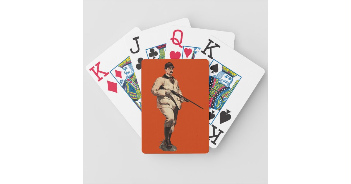 Vintage Remington Shotgun Sportsman Playing Cards Zazzle