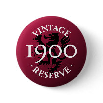 Vintage Reserve 1900 Pinback Button
