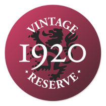 Vintage Reserve 1920 stickers by snizzle Vintage Reserve 1920 stickers