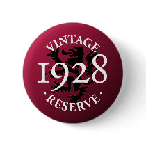 Vintage Reserve 1928 Pinback Button by snizzle Vintage Reserve 1928 Pinback Button