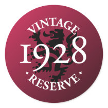 Vintage Reserve 1928 stickers by snizzle Vintage Reserve 1928 stickers