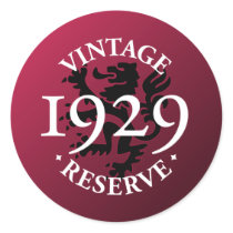 Vintage Reserve 1929 stickers by snizzle Vintage Reserve 1929 stickers