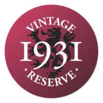 Vintage Reserve 1931 stickers