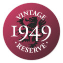 Vintage Reserve 1949 stickers by snizzle Vintage Reserve 1949 stickers
