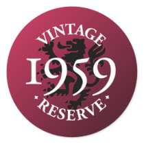 Vintage Reserve 1959 stickers by snizzle Vintage Reserve 1959 stickers