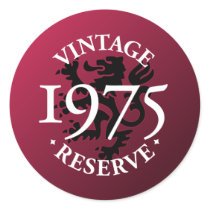 Vintage Reserve 1975 stickers