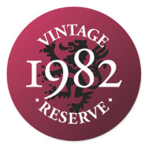 Vintage Reserve 1982 stickers by snizzle Vintage Reserve 1982 stickers
