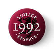 Vintage Reserve 1992 Pinback Button by snizzle Vintage Reserve 1992 Pinback Button