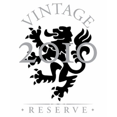 Vintage Reserve 2010 Dark T-Shirt by snizzle