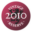 Vintage Reserve 2010 stickers