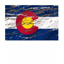 Vintage Retro Colorado State flag t-shirts by Funkart Vintage Retro Colorado State flag t-shirts