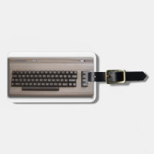 Vintage Retro Computer Keyboard ? Tags For Luggage
