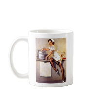 Vintage Retro Gil Elvgren Nurse Pin Up Girl Mugs