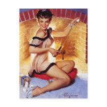 Vintage Retro Gil Elvgren Pin Up Girl Cards postcards