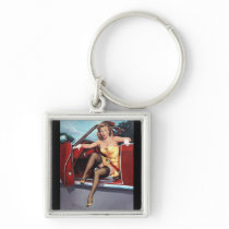 Vintage Retro Gil Elvgren Pin Up Girl Key Chains