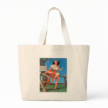 Vintage Retro Gil Elvgren Pin Up Girls Canvas Bag