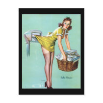 Vintage Retro Gil Elvgren Pin Up Girls Cards postcards