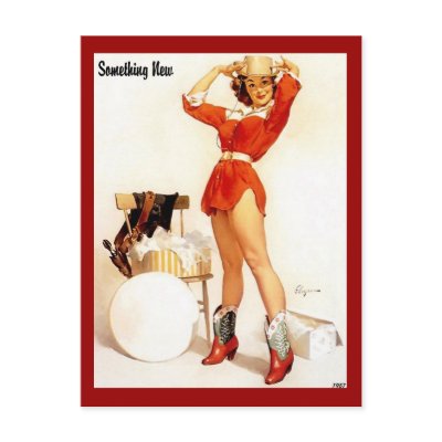 Vintage Retro Gil Elvgren Pin Up Girls Cards Postcards by vintagegiftmall