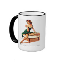 Vintage Retro Gil Elvgren Pin Up Girls mugs