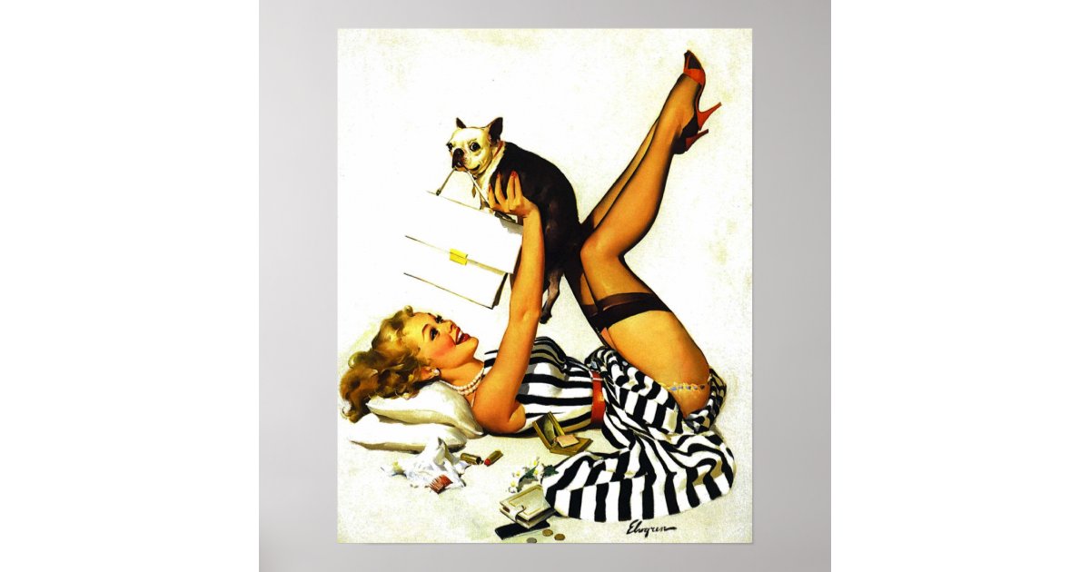 Retro pinup posters