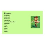 Vintage Retro Gil Elvgren Tea Time Pinup Girl Business Card Templates