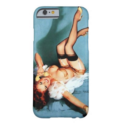 Vintage Retro Gil Elvgren Telephone Pinup girl iPhone 6 Case