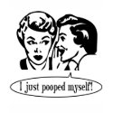 Vintage Retro I Just Pooped Myself t-shirts