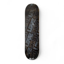 Vintage Retro Love #2 - Skateboard