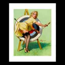 Vintage Retro Pinup Gil Elvgren Pin Up Girl Poster