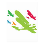Vintage Retro Stratoliner Seaplane Airplane Plane Post Cards