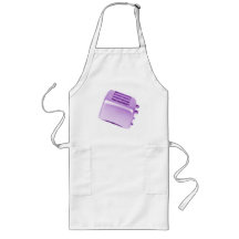 Vintage Retro Toaster Design - Purple Aprons