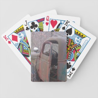 Vintage Retro Truck Bicycle Playing Cards