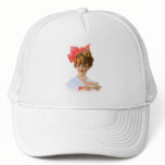 Vintage Retro Women Breakfast Advertising Girl hats