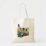 Vintage Retro Women Kitsch Feel of Cotton Towels Bags