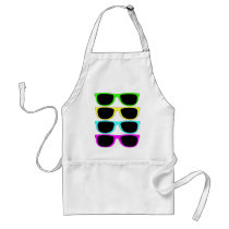 Vintage Rgb Fluo Sunglasses Aprons