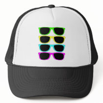 Vintage Rgb Fluo Sunglasses Trucker Hat