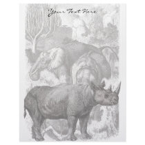 Vintage Rhino Letterhead