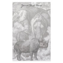 Vintage Rhino Stationery