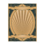 Vintage Ribbons Poster Background Post Card