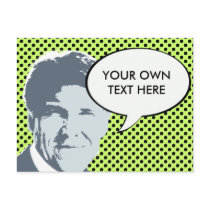VINTAGE Rick Perry 2012 (blue) postcards