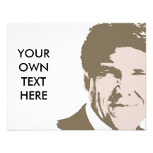VINTAGE Rick Perry 2012 Custom Invites